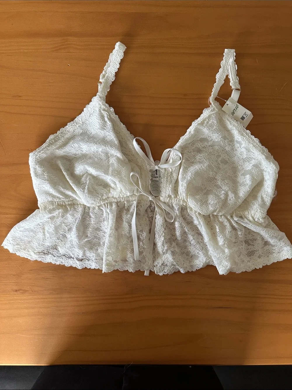 White Bralette Top